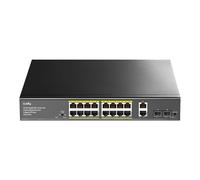 Cudy Switch Ethernet Gigabit Non Gestito PoE+ 16 Porte, 200W, 16 Porte Gigabit PoE+, 2 SFP, 2 Porte Uplink, Montaggio Rack 19", 802.3af/at, GS1018PS2