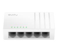 Cudy Switch Ethernet Gigabit Unmanaged 5 Porte, Alimentazione USB-C, GS105U | 5x GbE, 10 Gbps capacità, via Type-C, plug & play, IGMP snooping, auto-negoziazione, MDI/MDI-X, jumbo frame, QoS, silenzioso