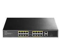 Cudy Switch FS1018PS1 8 Porte Ethernet Grigio Metallo 207 mm
