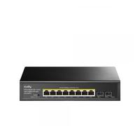 Cudy Switch Gigabit PoE+ 8 Porte con 2 slot SFP Gigabit, GS1008PS2