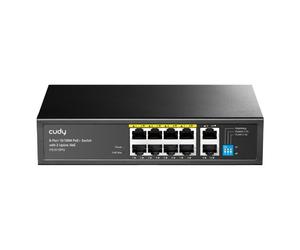 Cudy Switch PoE+ 10/100M 8 Porte con 2 Porte Uplink Gigabit, FS1010PG