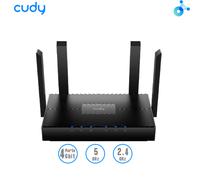 CUDY WR3000 Router Wi-Fi 6,4porte Gbps,Dual-Band fino a 2402 Mbps+574 Mbps,Mesh, gestibile App cloud