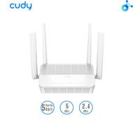 CUDY WR3000S Router Wi-Fi 6,5porte Gbps,Dual-Band fino a 2402 Mbps+574 Mbps,Mesh,gestibile App cloud
