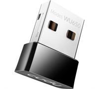 CUDY WU650 Wireless USB WLAN Wi-Fi 5 (802.11ac) 433 Mbit/s Nero 650Mbps Wi-Fi