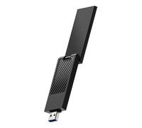 Cudy BE6500 Tri-Band Wi-Fi 7 Wireless USB 3.0 adattatore WU6500 WiFi per PC desktop, supporta Windows 11/10, antenne ad alto guadagno, 6GHz, 4K-QAM, 160MHz, WPA3