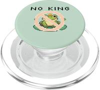 Cue Frog Pixel for America Political Protest Design No King PopSockets PopGrip per MagSafe