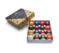 Cue-King Palle da Biliardo Grado AA - Set Regolamentare 2-1/4" - Premium a Pois e Strisce