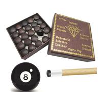 Cue Tips - Snookerr Cue Tip | Pool Cue Tips | Billiard Cue Tips With Different Hardness Hard Cue Tips For Pool Stick Replacement Billiard Cue Tips With Chalk Holder Billiard Pool Cue Repair Kit