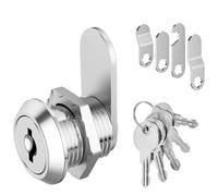 CUEMOON 5 chiusure per cassetta delle lettere, con 5 diverse piastre di serratura, serratura per cassetta delle lettere, 16 mm/20 mm, serratura del mandrino, serratura a leva per mobili per cupboard