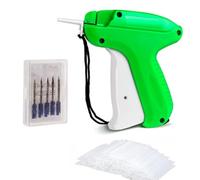 CUEMOON Pistola Sparafili per Cartellini e Prezzi, Con 5 Aghi di Ricambio e 5cm lunghi 2500 Fili a Paletta per Vestiti Etichetta Tag Cappello Etichette Negozi Prezzo Cartellino