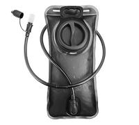CUEMOON Sacca Idrica, 2L Sacca idratazione Portatile, con Tubo per Bere per Ciclismo Arrampicata Corsa Escursionismo All'aperto, Nero