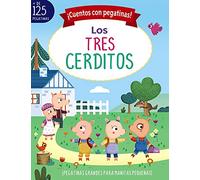 ¡Cuentos con pegatinas! Los tres cerditos