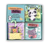 Cuentos para bebés - Tres cuentos interactivos para los más pequeños: ¡Un libro de tela con solapas, un libro de tela con un juguete y un libro para el baño con tinta mágica!: 10