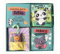 Cuentos para bebés - Tres cuentos interactivos para los más pequeños: ¡Un libro de tela con solapas, un libro de tela con un juguete y un libro para el baño con tinta mágica!: 10