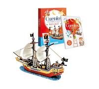 CUENTOS PARA IMAGINAR Y CONSTRUIR 3D- BARCO PIRATA