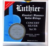 CUERDAS GUITARRA CLASICA - Luthier (LU/30SC) Super Carbon Concert Silver 30 (Juego Completo)
