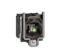 CUERPO PULS.LUM.LED 24V "N NC" BLANCO