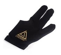 CUESOUL 10pcs / Set 3 Finger Gloves Biliardo Snooker Cue Guanti (Nero)