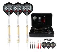 CUESOUL 16 Grams Deluxe Soft Tip Darts Set with Luxury Case(JL-STL-B1101+D604)