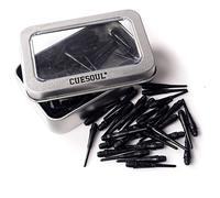 CUESOUL 2BA Morbida Punta Freccette Punti 100-Count (CSSTP001 - Nero)