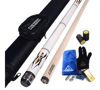 CUESOUL 58" 2 Piece Maple Biliardo Pool Stecche Sticks-19oz U102+Case