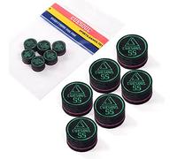 CUESOUL 6 Pezzi 9 Layer 14 Millimetri Maiale Cue Suggerimenti per Pool Cue Stick (Super Soft)