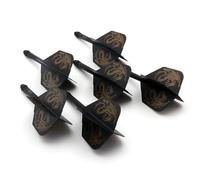 CUESOUL 6 Pezzi Rost Integrated Dart Albero e voli, con Progettazione Esclusiva di Pattern