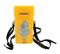 CUESOUL ANTIE Custodia Rigida per Freccette, Contiene 6 Freccette con Punta in Acciaio/Freccette con Punta Morbida e Accessori Extra, con Design a Quattro Simboli mitologici, Uso Durevole