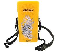 CUESOUL ANTIE Custodia Rigida per Freccette, Contiene 6 Freccette con Punta in Acciaio/Freccette con Punta Morbida e Accessori Extra, con Design a Quattro Simboli mitologici, Uso Durevole