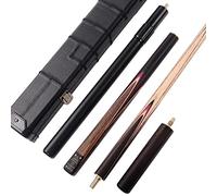 CUESOUL Classic Handmade 57 inch Rosewood 3/4 Pezzo Snooker Cue con Cassa Nera Cue e Alluminio Telescope Extension (CSSC012)