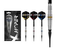 CUESOUL ‘Hoper’P1 da 18g in tungsteno al 90% Set di Freccette con Punta Morbida 2BA e Alette Standard Koff