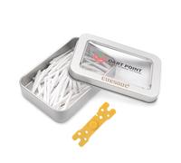 CUESOUL OTO Pacchetto Punte per Freccette con Punta Morbida e Filo Piccolo (Bianco)