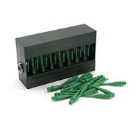 CUESOUL Punte morbide per Freccette Touch-Point con Custodia per Freccette Touch, Uso Durevole (Verde)