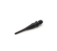 CUESOUL Punte morbide Touch-Point Dart Point 2BA Filettatura Standard, Confezione da 80 Pezzi, Uso Durevole(Nero)