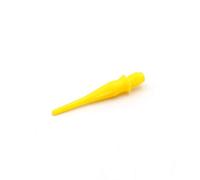CUESOUL Punte morbide Touch-Point Dart Point 2BA Filettatura Standard, Confezione da 80 Pezzi, Uso Durevole(Giallo)