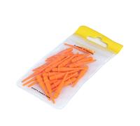 CUESOUL Punte morbide Touch-Point Dart Point 2BA Filettatura Standard, Confezione da 80 Pezzi, Uso Durevole（Arancia）