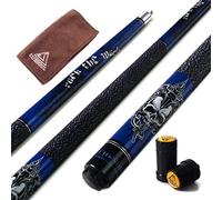 CUESOUL Rockin Serie 57 "21 oz Maple Pool Cue Stick Set con Joint Protector/Albero Protector e Cue Asciugamani (G405)