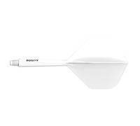 CUESOUL ROST 77 Asta e Volo Freccette integrati, Forma Standard Grande, Set di 3 (Serie di Colori Solidi)