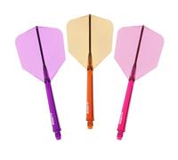 CUESOUL ROST 77 Tastro e Volo del dardo Integrato, Forma di Grande Ala, Set di 3 (Serie di Colori Chiari)