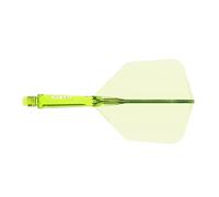 CUESOUL ROST 77 Tastro e Volo del dardo Integrato, Forma di Grande Ala, Set di 3 (Serie di Colori Chiari)
