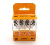CUESOUL ROST Dartpfeile Integrato Personalizzato Schäfte Shaft And Darts Flight Medium, Set di 3 Pezzi Dragon Pattern (CSAK-5JL2-L)