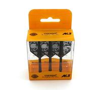 CUESOUL ROST Dartpfeile Integrato Personalizzato Schäfte Shaft And Darts Flight Medium, Set di 3 Pezzi Schädel Pattern (CSAK-5KL12-S)