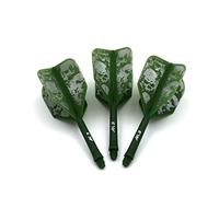 CUESOUL ROST Dartpfeile Integrato Personalizzato Schäfte Shaft And Darts Flight Medium, Set di 3 Pezzi Schädel Pattern (CSAK-5KL10-S)