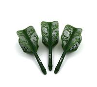 CUESOUL ROST Dartpfeile Integrato Personalizzato Schäfte Shaft And Darts Flight Medium, Set di 3 Pezzi Schädel Pattern (CSAK-5KL10)