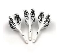 CUESOUL ROST Dartpfeile Personalizzato Integrato Schäfte Shaft And Darts Flight Medium, Set di 3 Pezzi Dragon Pattern (CSAK-5JL2)