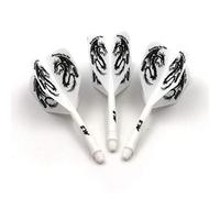 CUESOUL ROST Personalizzato Dartpfeile Integrato Schäfte Shaft And Darts Flight Medium, Set di 3 Pezzi Dragon Pattern (CSAK-5JL2-S)