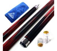 CUESOUL SOOCOO Serie 58 "19 oz 12,75 Millimetri Tip Maple Pool Cue Stick Set con Joint/Albero Protector e Cue tovagliolo