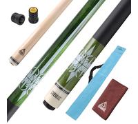 CUESOUL Stecca da Biliardo da 58 Pollici, Punta da 21 Once e Punta da 13 mm, Stecca da Biliardo con avvolgimento Irlandese, confezionata in Una Custodia per Stecche Blu