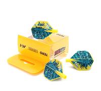 CUESOUL TERO AK4 Alette per Freccette Forma Standard con Design a Quattro Simboli mitologici, Set di 3 Pezzi