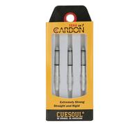 CUESOUL TERO AK7 Aste/Stelo per Freccette in Carbonio con Molla Integrata telescopica, Set di 3 Pezzi